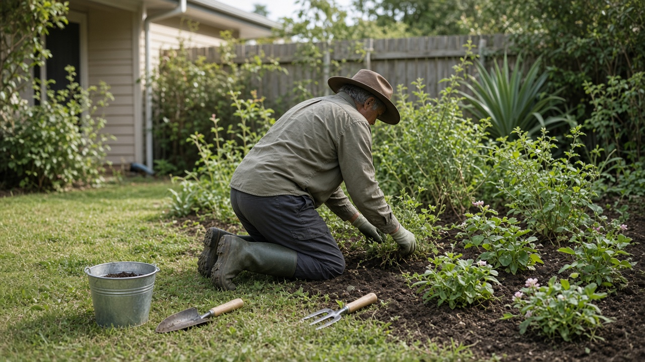 Hands-on garden work